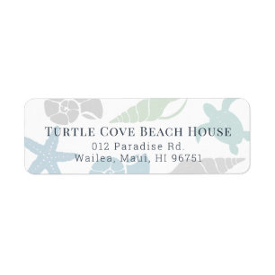 Seashell Beach House Cottage B&B Étiquette de adre