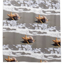 Seashell Beach Salle de bain Douche rideau