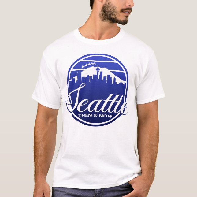 Seattle Then & Now T-Shirt (Devant)