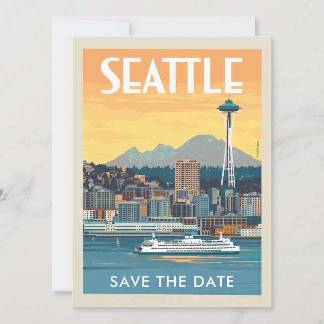 Seattle, Washington | Save the date (Devant)