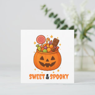 Seau citrouille plein de sucré - Halloween