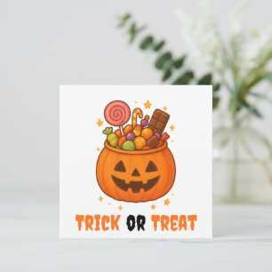 Seau citrouille plein de sucré - Halloween