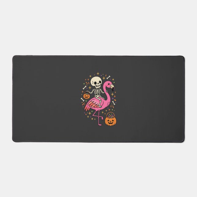 Seau de bonbons squelette de flamant rose d'Hallow (Recto)