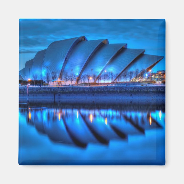 SEC Armadillo, Glasgow, Scotland Magnet (Devant)