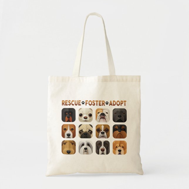 Secourir Foster Adopter le Sac fourre-tout (Devant)