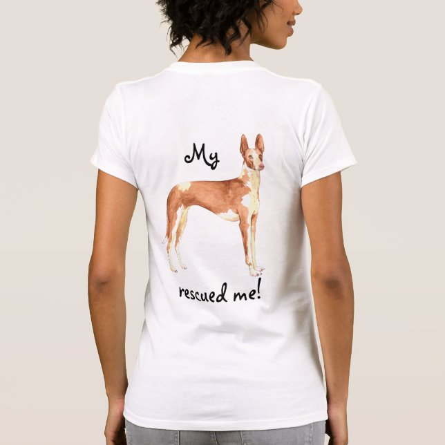 Secourir T-Shirt Ibizan Hound (Dos)