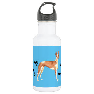 Secourt Ibizan Hound Bouteille d'eau en acier inox