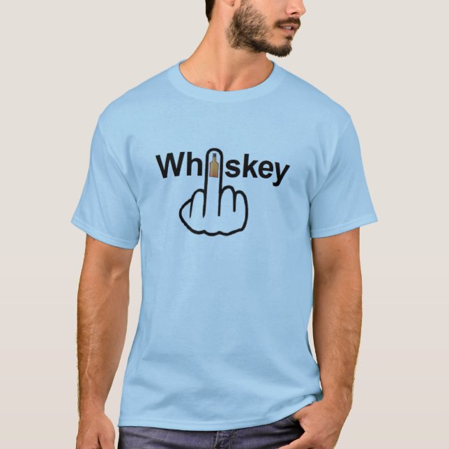 Secousse de whiskey de T-shirt (Devant)