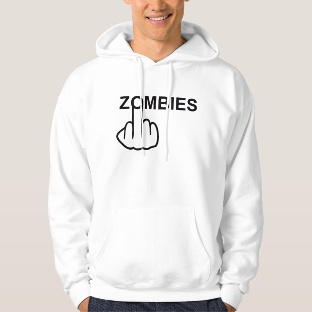 Secousse de zombis de sweat - shirt à capuche (Devant)