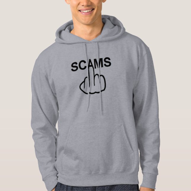 Secousse d'escroqueries de sweat - shirt à capuche (Devant)
