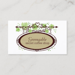 Secret Café Café Carte de visite