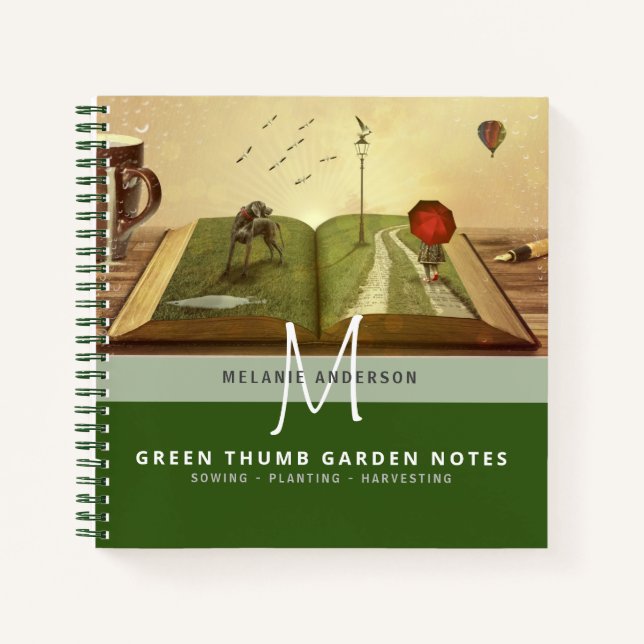 Secret Garden Green Thumb Gardeners Journal (Devant)