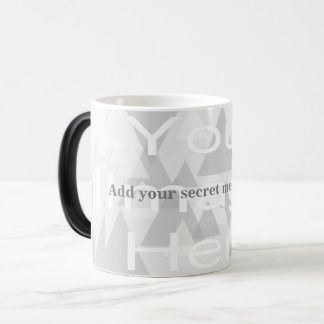 Secret Message Morphing Template Mug
