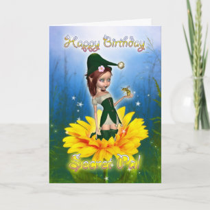 Secret Pal, Carte Anniversaire - Imaginaire Cute E