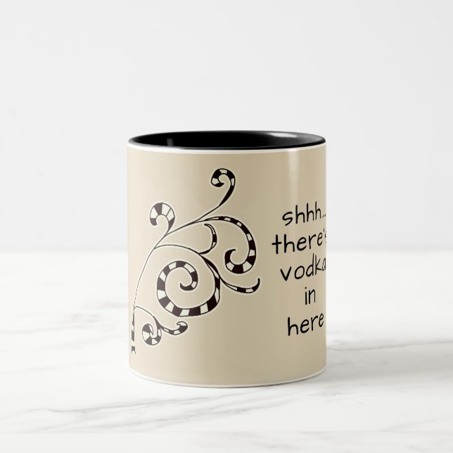 Secret Vodka Drôle Mug (Centre)