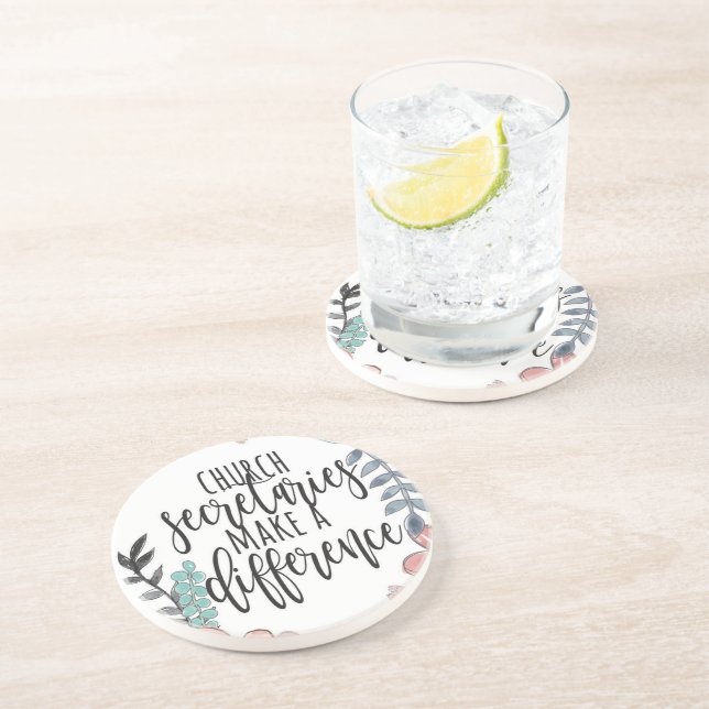 Secrétaire d'Eglise Dessous de verre Sandstone (Côté)