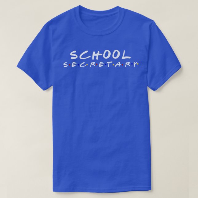 Secrétaire scolaire Classique TShirt (Design devant)