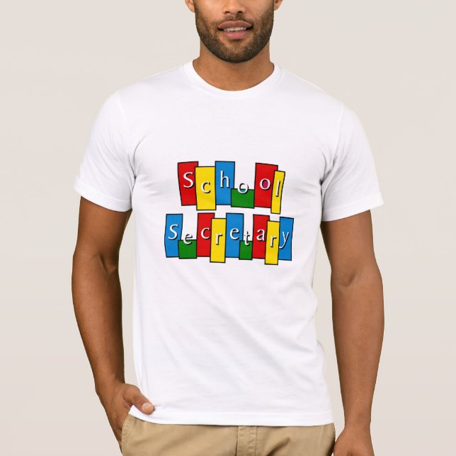 Secrétaire T-shirt d'école (Devant)