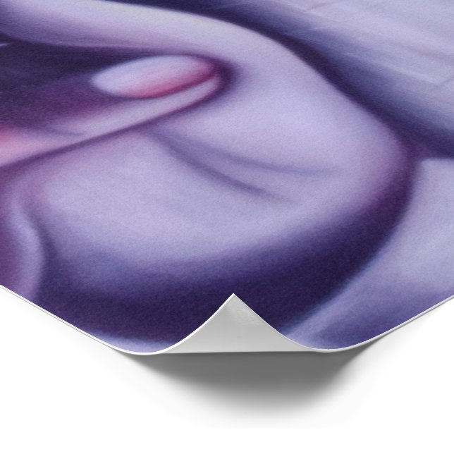 "Secrets de couture" affiche de la peinture à l'hu (Coin)