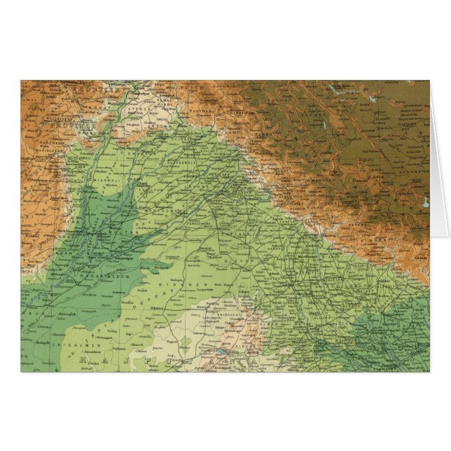 Section nord-ouest de l'Inde (Devant horizontal)