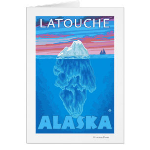 Section transversale d'iceberg - Latouche, Alaska