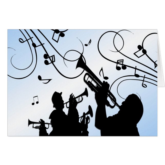 Section Trumpet Musique bleue (Devant horizontal)