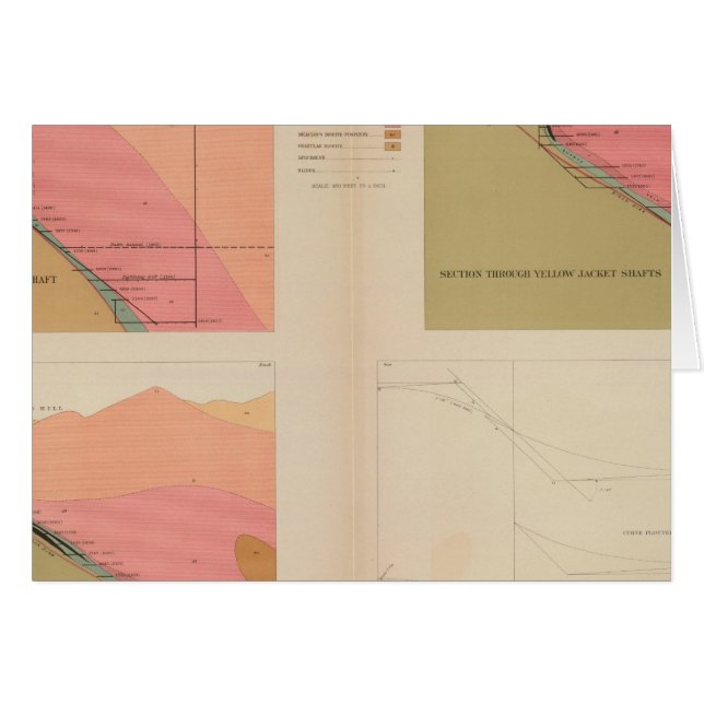 Sections verticales du Lode, mine Belcher (Devant horizontal)