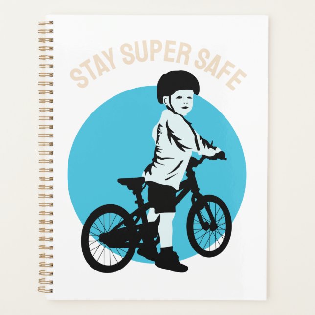 Sécurité des vélos pour enfants - Restez super pru (Devant)