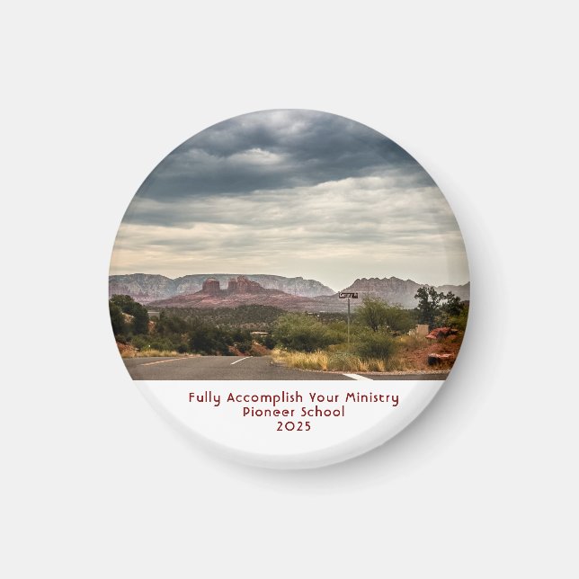 Sedona, AZ Pioneer School Magnet (Devant)