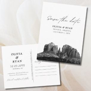 Sedona Wedding Enregistrer la date Carte postale