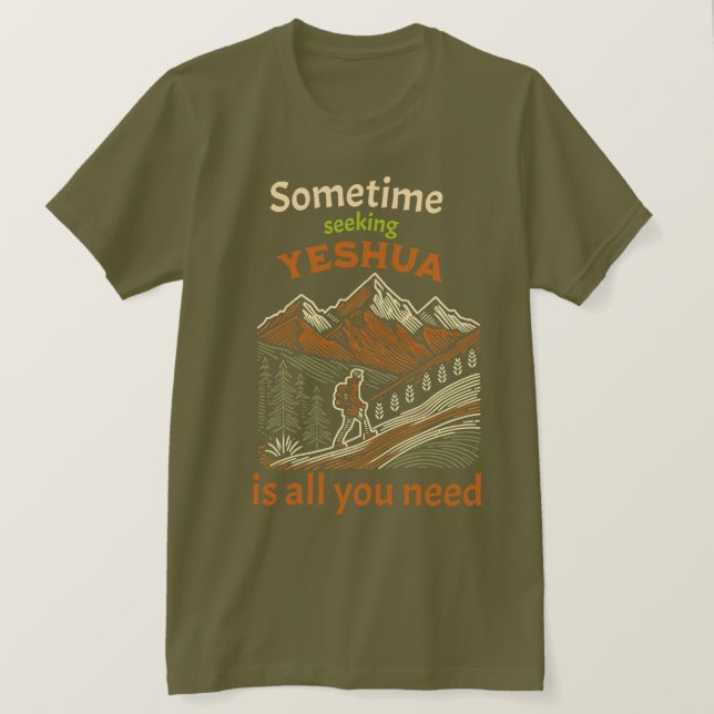 "Seeking Yeshua" T-Shirt (Design devant)