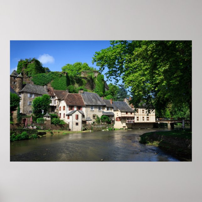 Segur-le-Chateau in France poster (Devant)
