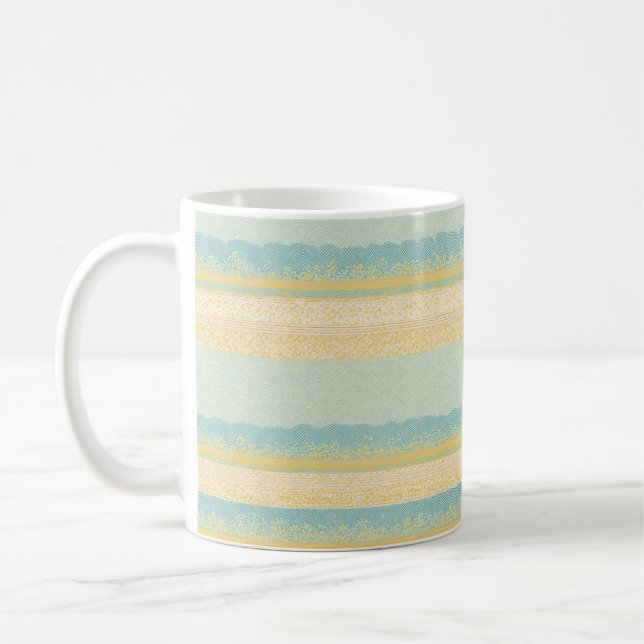 Seigaiha Wave Pattern Mug (Gauche)