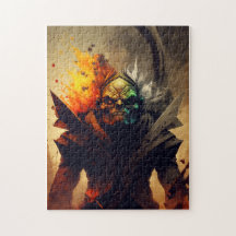 Seigneur de guerre orque Fantastique Puzzle | Cade