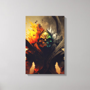 Seigneur de guerre orque Toile Cadeau D&D