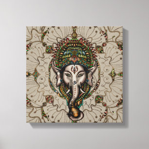 Seigneur Ganesha - couleur sur la toile