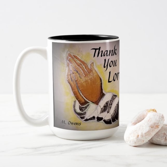 "Seigneur Merci." Mug classique (Avec donut)