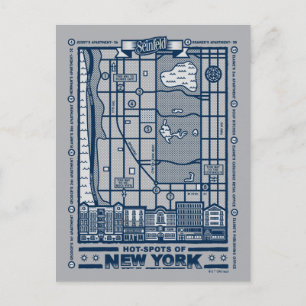 Seinfeld Carte des points chauds de New York