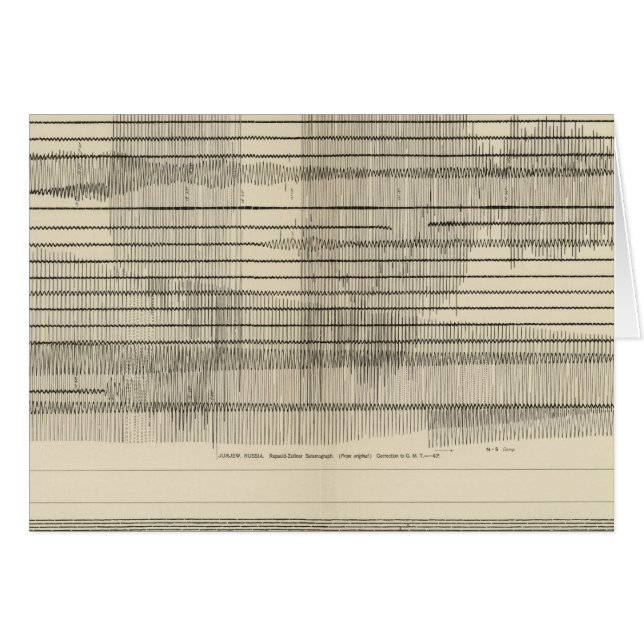 Seismogrammes californiens 10 (Devant horizontal)