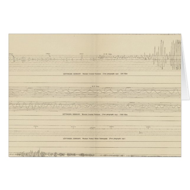 Seismogrammes californiens 12 (Devant horizontal)