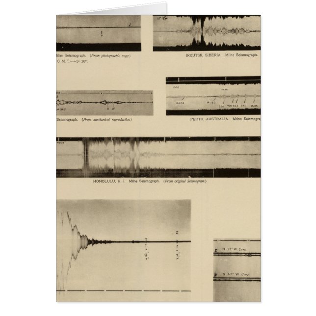 Seismogrammes californiens 2 (Devant)
