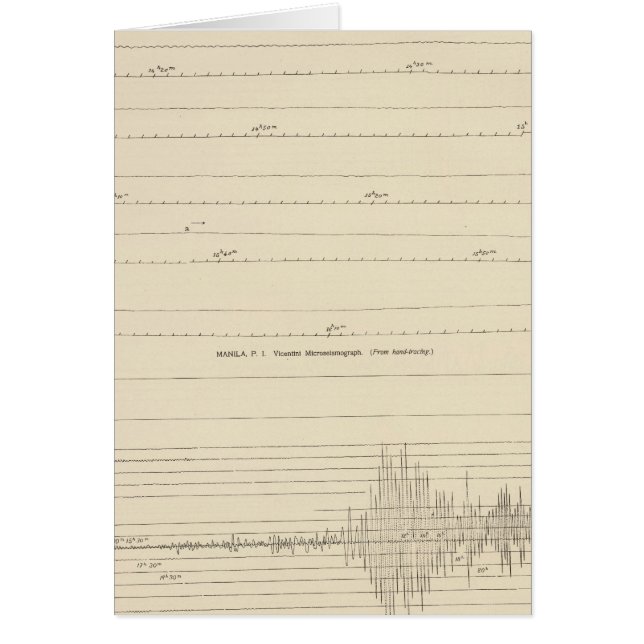Seismogrammes californiens 4 (Devant)