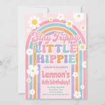 Séjour Trippy Petite Hippie Invitation Anniversair