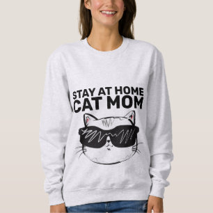 SÉJOURNEZ À LA MAISON CAT MOM T-SHIRTS