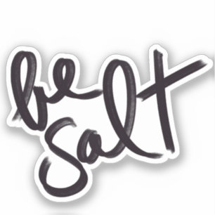 Sel+Clay Be Salt Mini Sticker