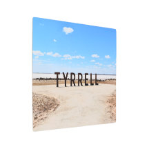 Sel et ciel au lac Tyrrell Australie