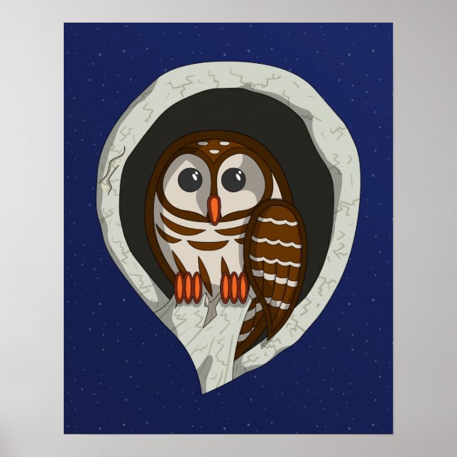 Selene the Owl Poster (Devant)