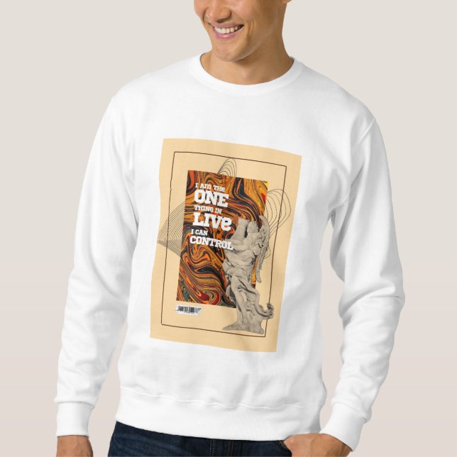  Self Control Motivational sweatshirt (Devant)