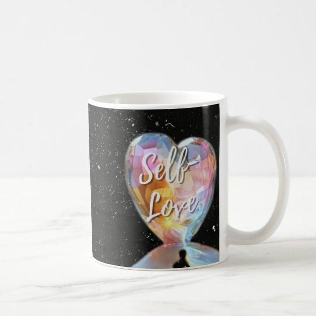 Self Love Galaxy Heart Unisex Mug (Droite)