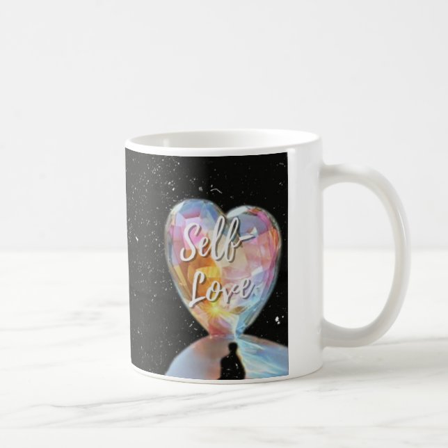 Self Love Galaxy Heart Unisex Mug (Droite)